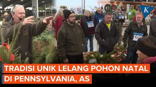 Tradisi Lelang Pohon Natal Telah Menjadi Cara Unik Bagi Warga Pennsylvania Di AS Menyambut Akhir Tahun